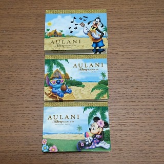★Disney★ ハワイ AULANI Disney Resort メモ帳３種(キャラクターグッズ)