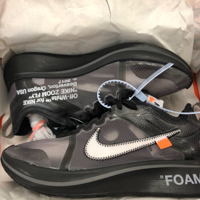 NIKE(ナイキ)のoff-white zoomfly black メンズの靴/シューズ(スニーカー)の商品写真