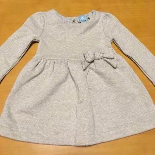 ベビーギャップ(babyGAP)のbaby Gap ベビーギャップ  ワンピース グレー 95(ワンピース)