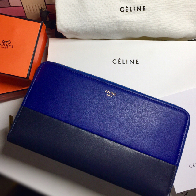 celine(セリーヌ)の◾︎新品◾︎Celine セリーヌ バイカラーZipped 長財布 レディースのファッション小物(財布)の商品写真