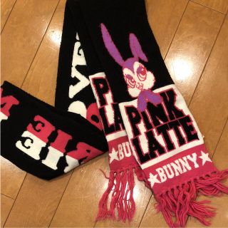 ピンクラテ(PINK-latte)のみぃ様専用pink latte   ロングマフラー&ニット帽(マフラー/ストール)