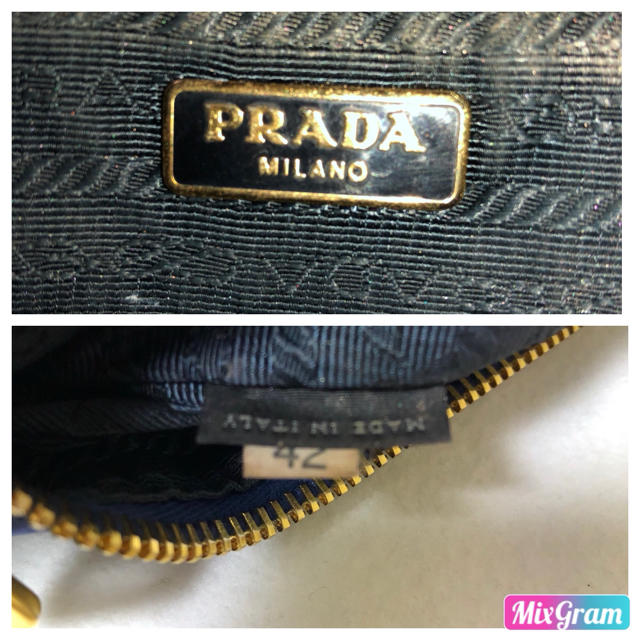 PRADA(プラダ)のプラダ ポーチ レディースのファッション小物(ポーチ)の商品写真