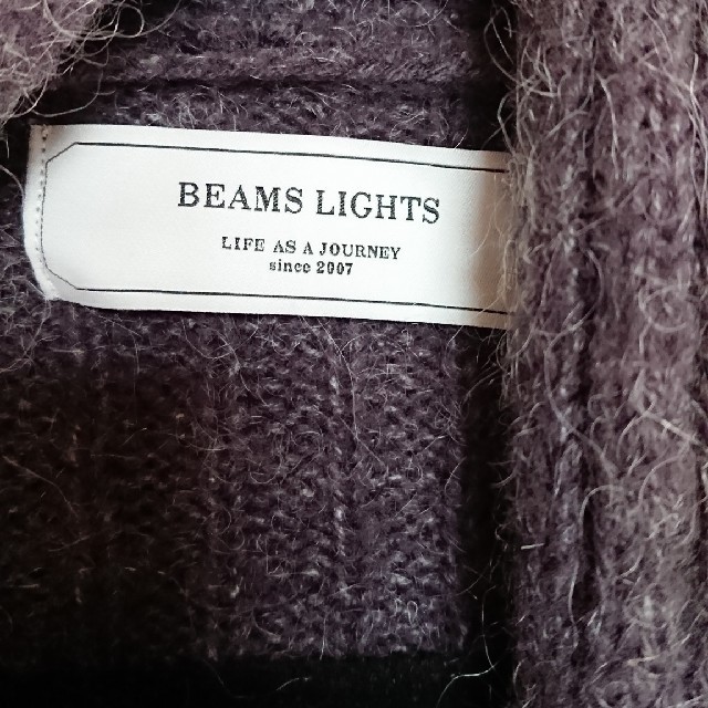 BEAMS(ビームス)のBEAMS LIGHTS ロング ニット カーディガン ロングコート レディースのジャケット/アウター(ニットコート)の商品写真