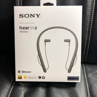 ソニー(SONY)のソニー ワイヤレスイヤホン sony WI-H700 グレイシュブラック(ヘッドフォン/イヤフォン)