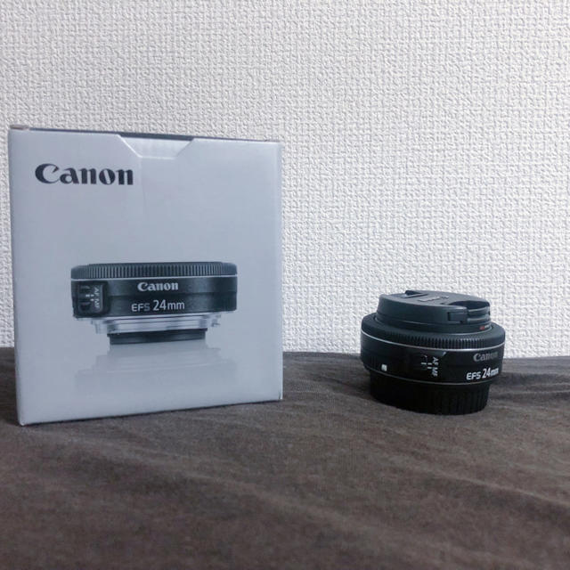 Canon(キヤノン)のキヤノン Canon 24mm単焦点レンズ⋆レンズフィルター付き スマホ/家電/カメラのカメラ(レンズ(単焦点))の商品写真