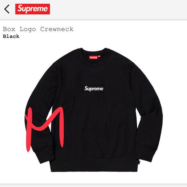 Supreme(シュプリーム)のSupreme Box Logo M メンズのトップス(スウェット)の商品写真