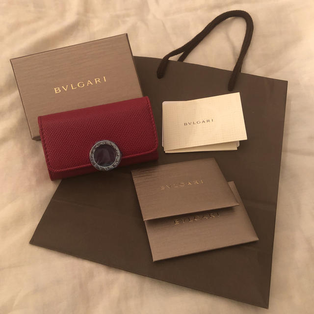 BVLGARI - BVLGARI 6連キーケース ルビーレッド 新品 送料込みの通販 ...