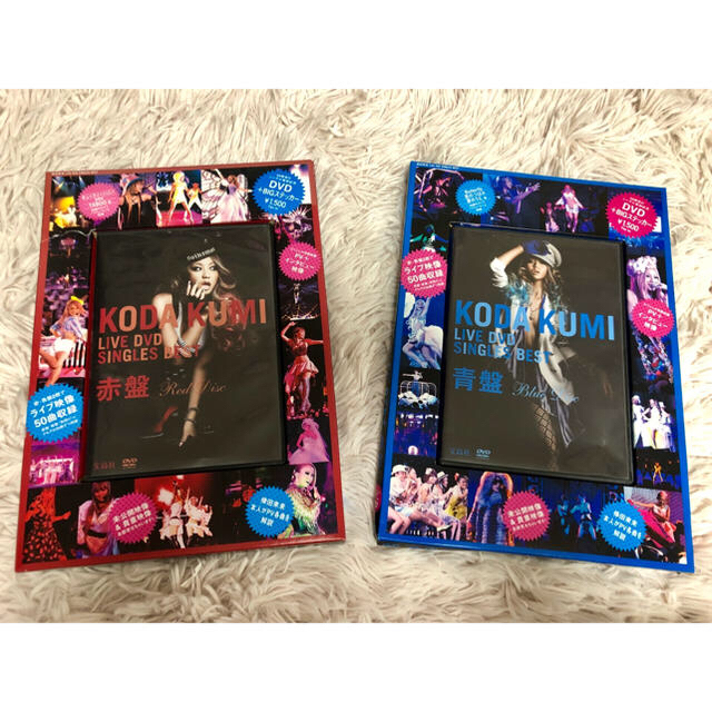 倖田來未 LIVE DVD SINGLES BEST 赤盤 青盤 エンタメ/ホビーのDVD/ブルーレイ(ミュージック)の商品写真