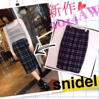 スナイデル(SNIDEL)のsnidel 新作♡完売！ひざ丈スカート(ひざ丈スカート)