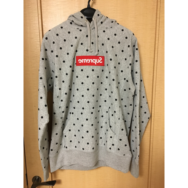 最高の Supreme M パーカー 反転ボックスロゴ ギャルソン × xmrt