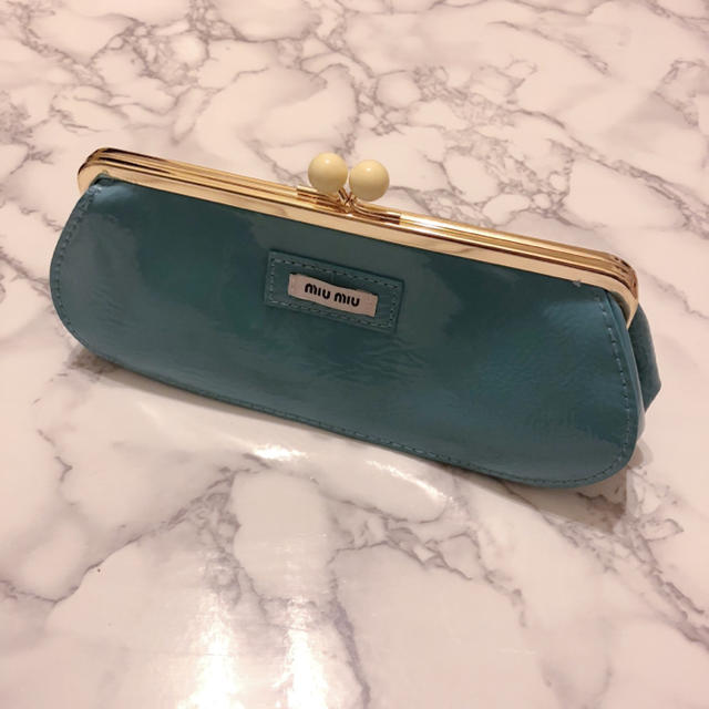 ラストチャンス！:)miumiu▷限定ノベルティ がま口ポーチ