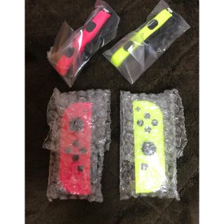 ニンテンドースイッチ(Nintendo Switch)のジョイコン ネオンピンク ネオンイエロー Joy-Con(家庭用ゲームソフト)