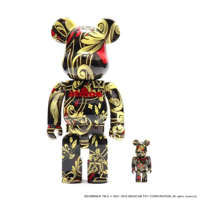 BE＠RBRICK atmos SCARF 100% & 400% エンタメ/ホビーのフィギュア(その他)の商品写真