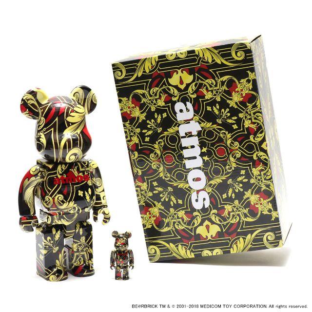 BE＠RBRICK atmos SCARF 100% & 400% エンタメ/ホビーのフィギュア(その他)の商品写真