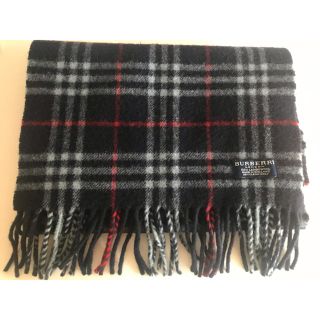 バーバリー(BURBERRY)のバーバリー マフラー(ネイビー)(マフラー/ショール)