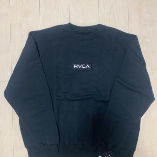 ルーカ(RVCA)のRVCA トレーナー Sサイズ ブラック ★期間限定寝下げ(トレーナー/スウェット)