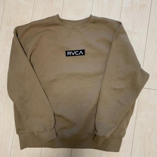 ルーカ(RVCA)のRVCA 裏起毛トレーナー ベージュ S ★期間限定寝下げ！(トレーナー/スウェット)