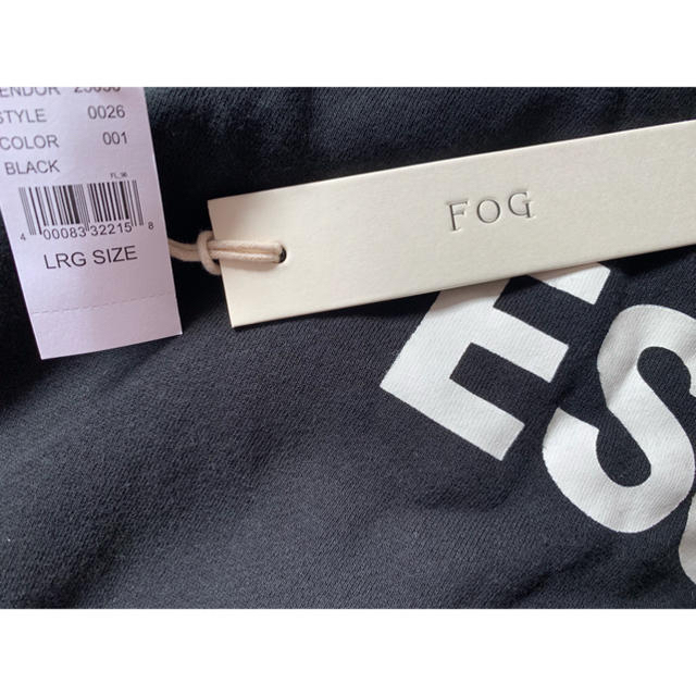 FEAR OF GOD(フィアオブゴッド)のEssentials スウェット ブランド 黒 L メンズのトップス(スウェット)の商品写真