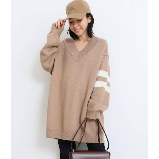 美品 Deuxieme Classe Oversized Vネックセーター - ニット/セーター