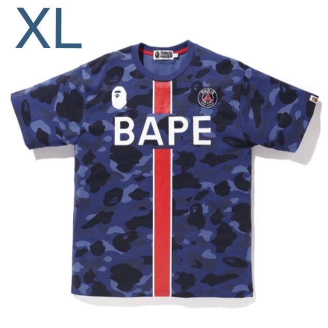 送料無料 BAPE PSG COLOR CAMO TEE XL