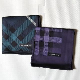 バーバリー(BURBERRY)のバーバリー ハンカチ（２枚）(ハンカチ/ポケットチーフ)