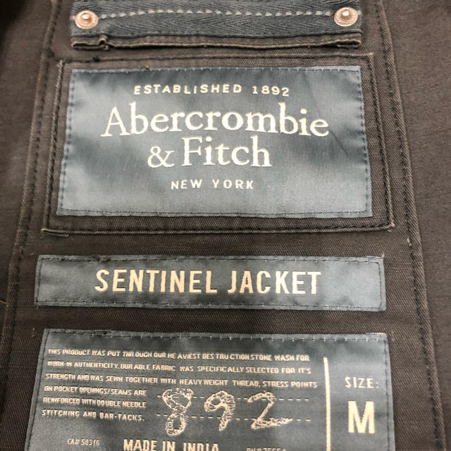 Abercrombie&Fitch(アバクロンビーアンドフィッチ)のアバクロンビー&フィッチ★ミリタリージャケット メンズのジャケット/アウター(ミリタリージャケット)の商品写真