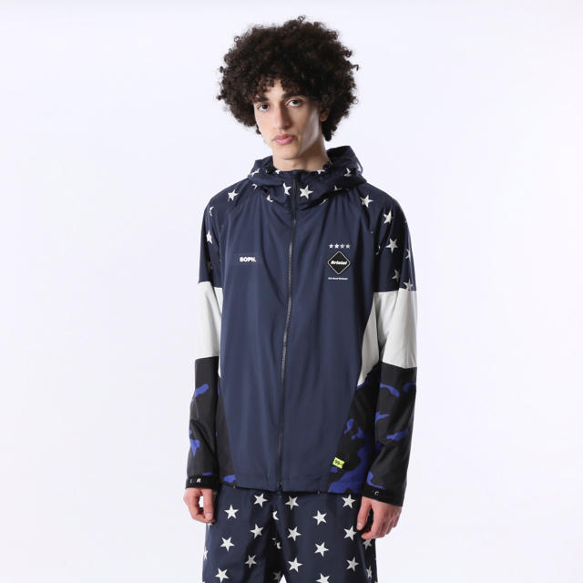 F.C.R.B.(エフシーアールビー)の限定値下げ FCRB MULTI PATTERN TRAINING JACKET メンズのジャケット/アウター(ナイロンジャケット)の商品写真