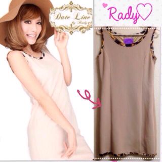 レディー(Rady)のRady ポイントレオパードワンピース♡(ひざ丈ワンピース)