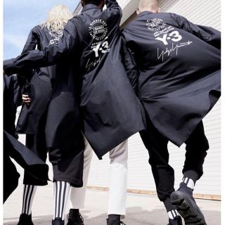 【希少限定デザイン⁉️】Y-3 ヨウジヤマモト スタッフコートadidas