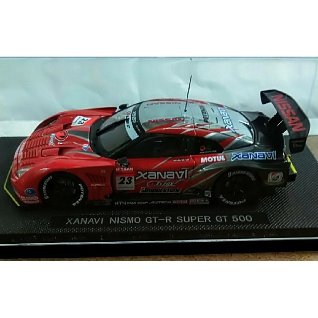 日産(ニッサン)の未使用 EBBRO SUPER GT XANAVI NISMO GT-R #23 エンタメ/ホビーのおもちゃ/ぬいぐるみ(ミニカー)の商品写真