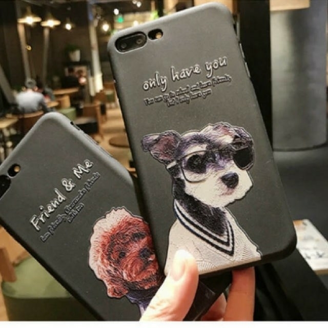 ★インスタ映え★ iPhone6~8対応スマホケース プードル シュナウザーの通販 by クラン|ラクマ