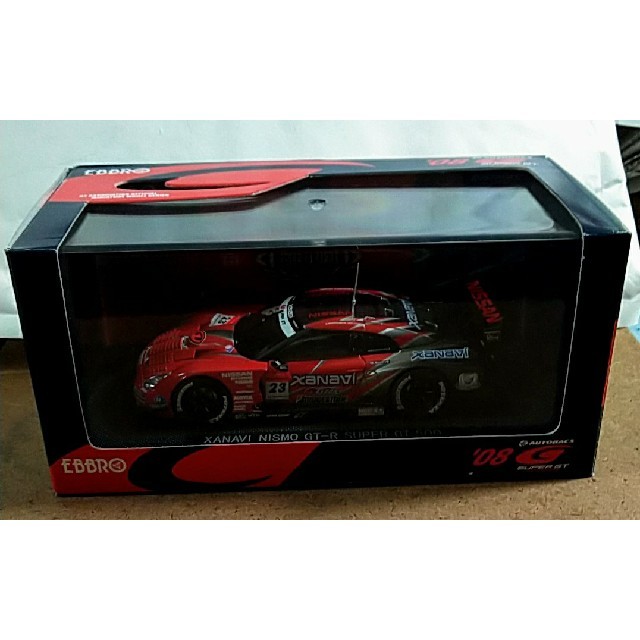 日産(ニッサン)の未使用 EBBRO 2008年 XANAVI NISMO GT-R #23 エンタメ/ホビーのおもちゃ/ぬいぐるみ(ミニカー)の商品写真