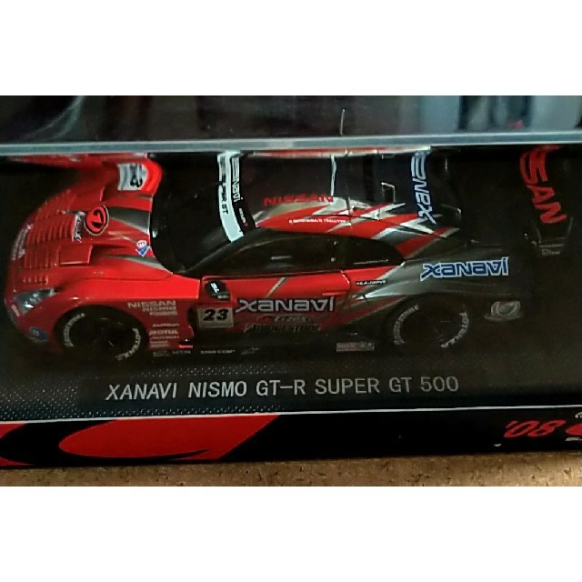 日産(ニッサン)の未使用 EBBRO 2008年 XANAVI NISMO GT-R #23 エンタメ/ホビーのおもちゃ/ぬいぐるみ(ミニカー)の商品写真