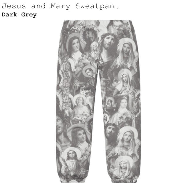 送料無料 Supreme Jesus and Mary Sweatpant