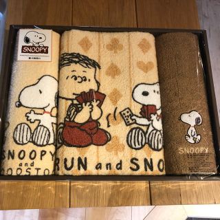 スヌーピー(SNOOPY)の大阪西川 SNOOPYスヌーピータオルセット(タオル/バス用品)