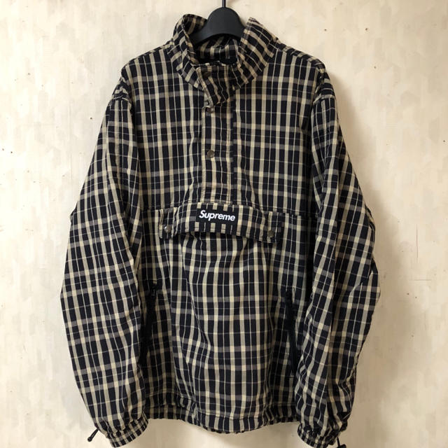 Supreme - 18AW Supreme Nylon Plaid Pullover TAN XLの通販 by Supreme - 18AW Supreme Nylon Plaid Pullover TAN XLの通販 by