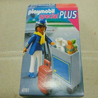 人気プレイモービル　キャビンアテンダント開封済み(その他)