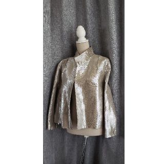 ステラマッカートニー(Stella McCartney)の《専用》　ステラマッカトニー　イタリア製　豪華フォーマルジャケット　プラチナ(ノーカラージャケット)