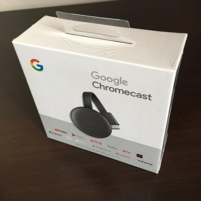 Google Chromecast（グーグル クロームキャスト）／新品未使用 スマホ/家電/カメラのテレビ/映像機器(その他)の商品写真