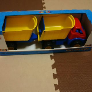 ボーネルンド(BorneLund)のボーネルンド dantoy社 ダンプカー  truck with trailer(その他)