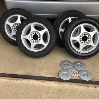 グッドイヤー(Goodyear)のワゴンR スタッドレスタイヤホイール付き(おのっち様専用)(タイヤ・ホイールセット)