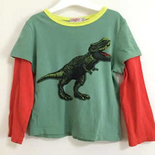 キャスキッドソン(Cath Kidston)のcath kids ロンT 重ね着風 恐竜 100 95 男の子(Tシャツ/カットソー)