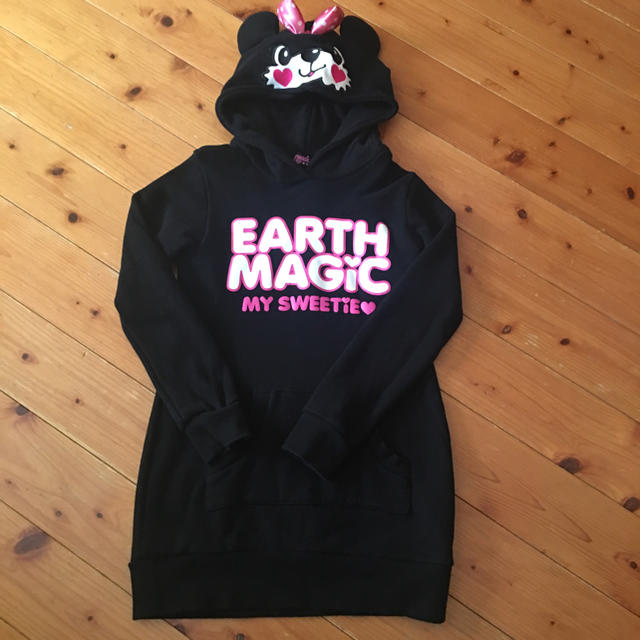 EARTHMAGIC(アースマジック)の140  ワンピース キッズ/ベビー/マタニティのキッズ服女の子用(90cm~)(ワンピース)の商品写真