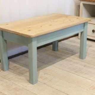 miniテーブル　dressing table blue(家具)