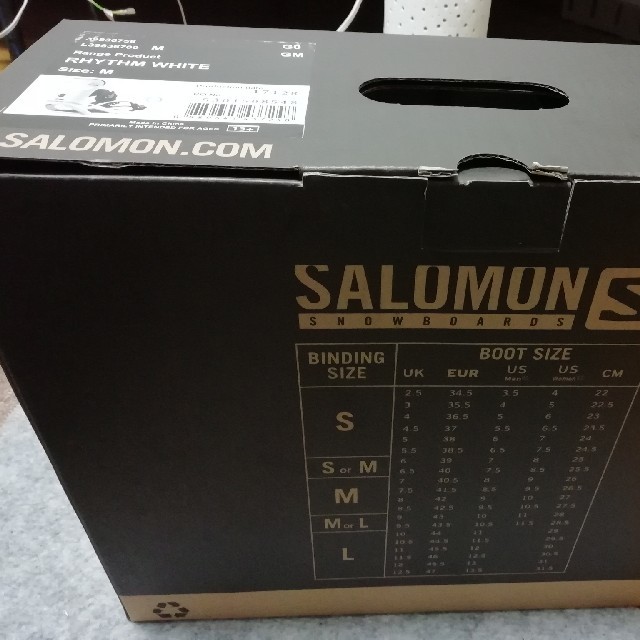 SALOMON(サロモン)の新品 SALOMON(サロモン) バインディング RHYTHM(リズム) M スポーツ/アウトドアのスノーボード(バインディング)の商品写真