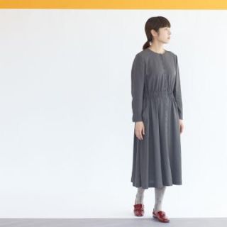 ミナペルホネン ドレープ マキシワンピース/ロングワンピース ミナペルホネン ドレープ マキシワンピース/ロングワンピース