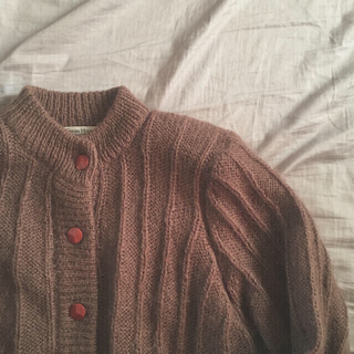 vintage knit cardigan(カーディガン)