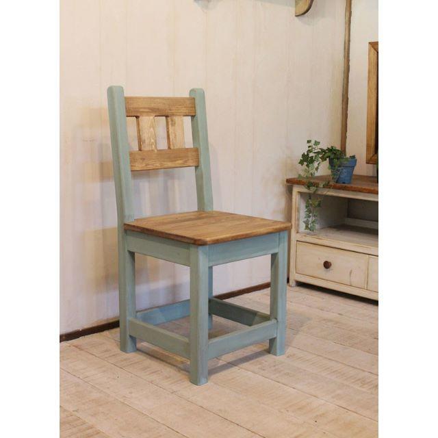 家具シャビーなカントリーチェアー　Dressing Table Blue