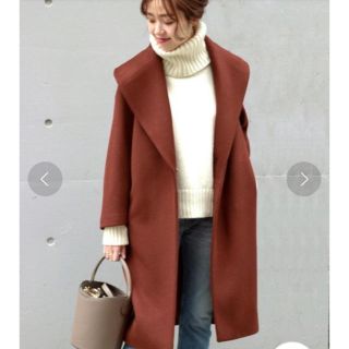 スピックアンドスパン(Spick & Span)のいむさん専用  Spick & Span  ショールカラーガウンコート(ロングコート)