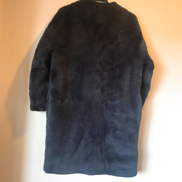 JEANASIS(ジーナシス)のノーカラーコート レディースのジャケット/アウター(毛皮/ファーコート)の商品写真